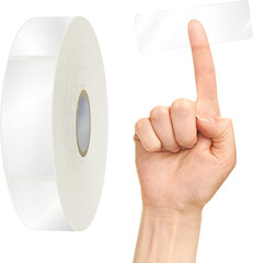 500 PCS Label Protector, Transparent Waterproof Clear Wafer Seal Stickers for Pr