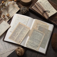 120 Pcs Vintage Papers for Scrapbooking, Junk Journal Paper Scrapbooking Supplie