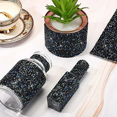 Bling Crystal Resin Rhinestones Sticker Sheet DIY Self-Adhesive Car Decoration S