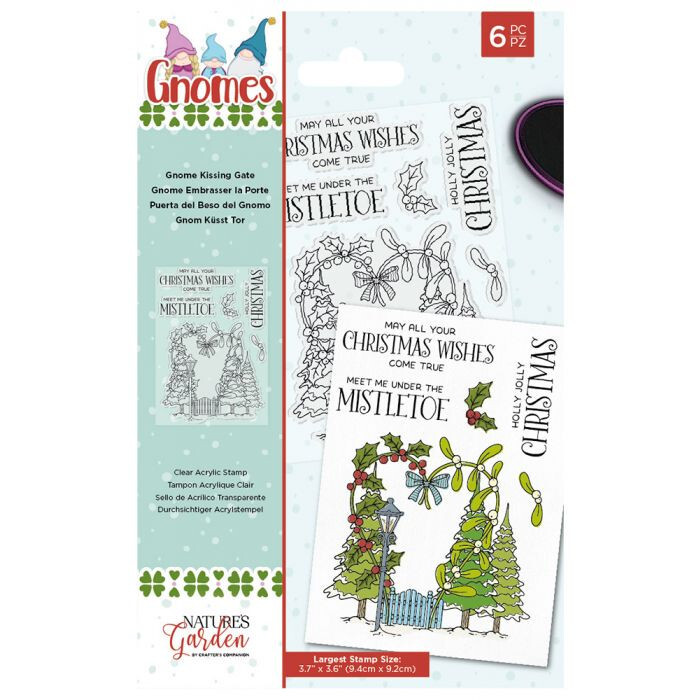 Crafters Companion Nature’s Garden GNOMES – GNOME KISSING GATE
