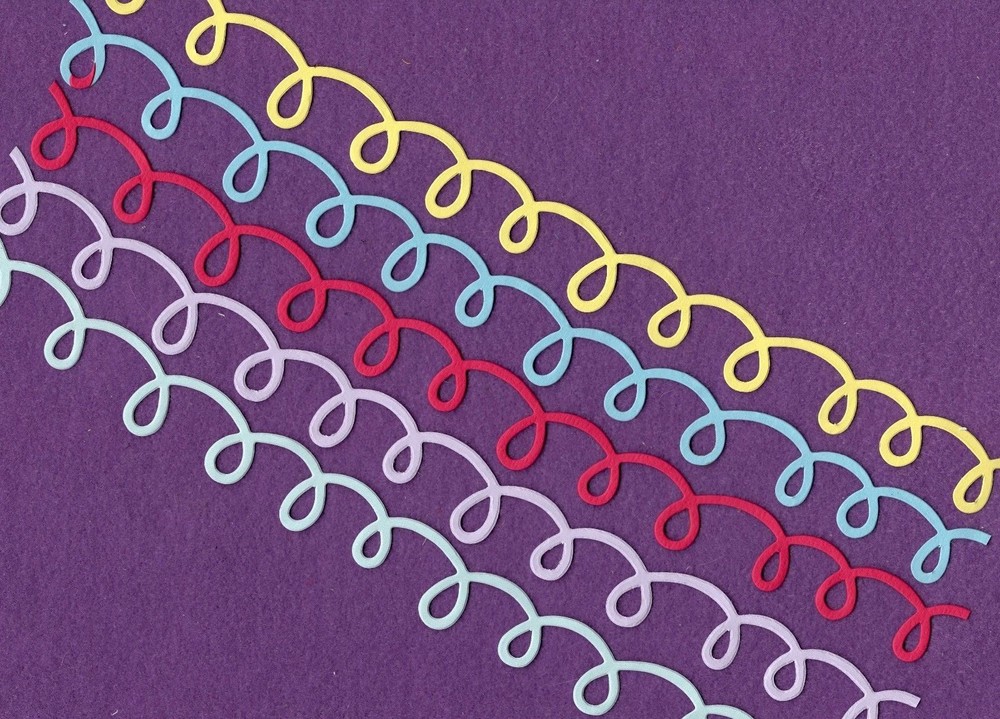 Border Ribbon edging trim die cuts scrapbook cards