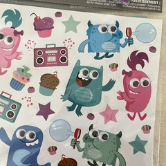 JOT GOOGLY EYE STICKERS~Lot of 5 Pkg’s, (total of 125 stickers) New Variety