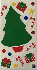 DECORATE THE CHRISTMAS TREE Stickers(17pc)Frances Meyer •Ornaments•Holiday•Gifts