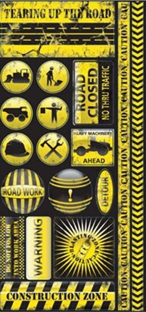 Reminisce – Road Signs Tearing up the Road Stickers