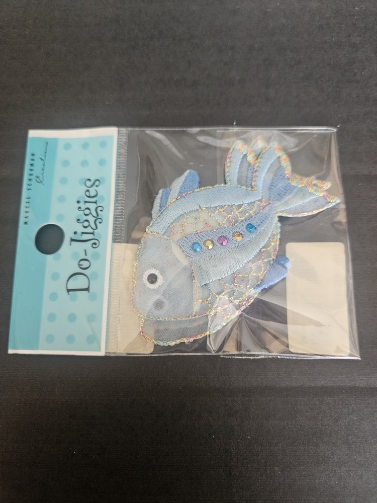Do-Jiggies Embellishment Stickers Fish 3 pcs 2inch Marcel Schurman Creations