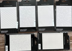 🐝 Great EMBOSSING FOLDER LOT Background border Designs flower bird occasions et
