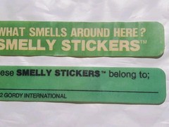 2 Lot Super Rare Vintage Original 1982 Gordy What Smells Around Here? Stickers