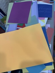 HUGE LOT Scrapbooking Paper Scraps and supplies 12″x12″x8″ BOX B1