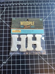 Hobby Lobby Woodpile 1.75” Wood Letters (4 Pieces Of Letter H) Still Sealed New