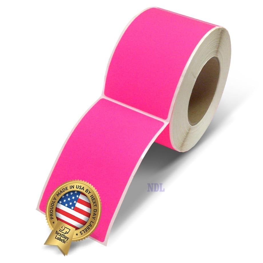 500 Rectangle Stickers (3″ x 5″) – Color Coding Labels Roll – Moving Labels f…