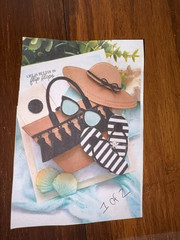 Summer Metal Die Cuts – Sunglasses, Hat, Beach Bag, etc. New