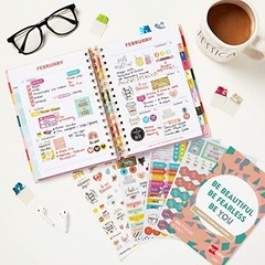 Productivity Planner Stickers Variety Pack – 30 Sheets, 1,656 Stickers for Journ