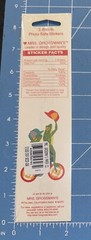 Mrs. Grossman’s SOCCER ITEMS Stickers, 3 Sheets, New In Opened Package