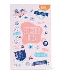 2 PACK LOT Pen+Gear Paper Sticker Book Pink Blue 15 Sheets 600+Stickers READ