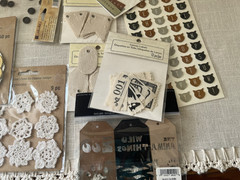 Large Lot Emphera Embellishments, Stickers and More Recollections More Natural