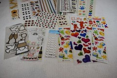 Huge Lot, Scrapbook Decorations, Stickers, Wallpaper & More, 99+ Different Types