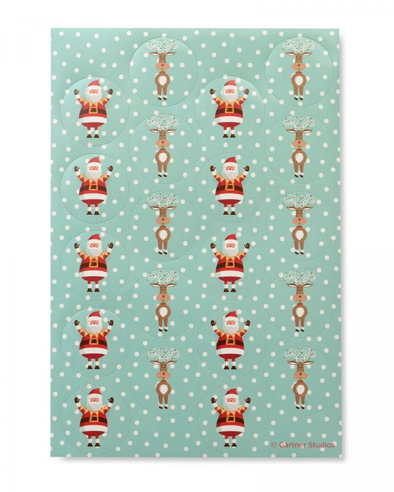 Whimsy Holiday Envelope Seals – 40 Count