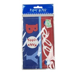 All Boy Baseball-Themed 41049-PE-101 3D Paper Bliss Scrapbook Sticker NIP