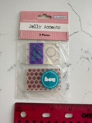 Colorbok Jelly Accents 2 PC ~ Thinking of You ~ How’s Life? Hey Scrapbooking