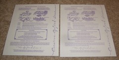 The Gifted Line ~ John Grossman 8×10 Sticker Sheets (2) ~ Birthday/Birthday Bdrs