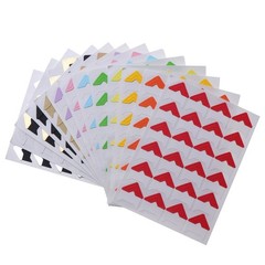 13 Sheets Paper Corner Guards Photo Mounting Corners Sticker Album
