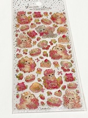 ADORABLE CUTE PUPPY,KITTEN,BAMBI ,Bunny,DOG CAT DEER STICKERS 3 STICKER SET