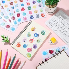 Eersida 800 Pieces Face Emotion Feelings Stickers for Kids 1.4 Inch Funny Mood I