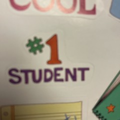 Vintage Sheet Scholastic Back To school Stickers