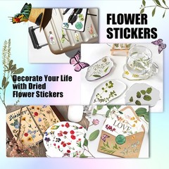 Floral Stickers for Scrapbooking – 1466+ Pieces, Pressed Flower & Journaling Sup