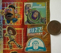 TOY STORY 3 Prismatic Stickers (26pc)Cartoon Character •Woody•Buzz lightyear•