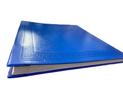 No. 800 Blue Vintage Scrapbook Deluxe Craft 100 Pages 50 Sheets