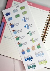 Grocery Shopping, Shopping Reminder, Food,Handmake Erin Condren Planner Sticker