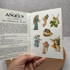 Vintage Dover Old Time Angels Stickers Book Lot 1993 1994 Unused Ephemera Craft