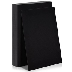Heavy Duty Chipboard Book Board 20 Pcs 7×5 Inch Black Kraft Bookbinding Cover
