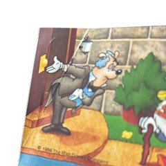Vintage 1986 Disney Ducktales Full Sheet Graphic Stickers Bank Robbers Design