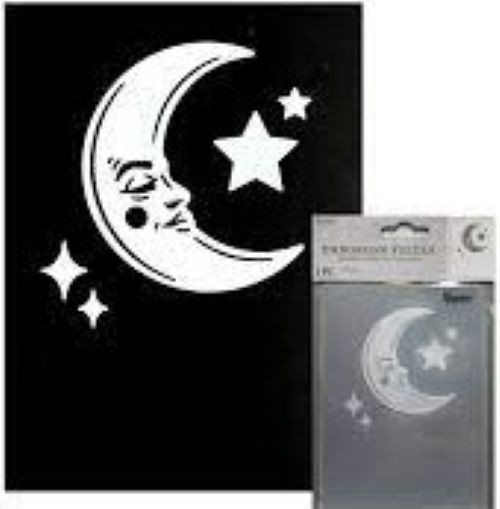 Darice Embossing Folder Essentials Moon and Stars