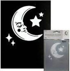 Darice Embossing Folder Essentials Moon and Stars
