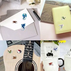 500 Pcs/Roll House of the Dragon Cartoon Stickers – Cute Roll Decals for Journal