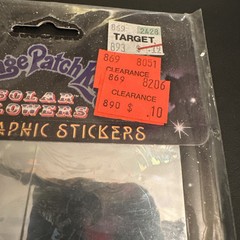 Vintage Cabbage Patch Kids Solar Glowers 3D Holographic Stickers