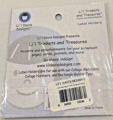 LI’L DAVIS DESIGNS Metal Label Holders Embellishment RETIRED New #27