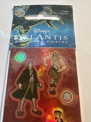 Vintage Sandy Lion Disney’s Atlantis The Lost Empire Stickers – New Sealed