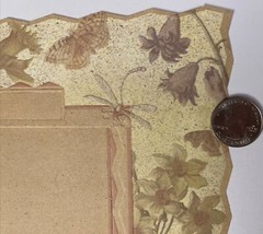 BOTANICAL FRAME Die-Cuts (3pc)8.5”x11”K&Company •Memories•Delight•Flowers•