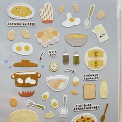 Suatelier Egg Cooking Stickers Eggtime Collage Junk Journal Planners Scrapbook