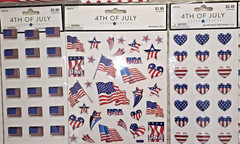 Patriotic 4th Of July HUGE NEW LOT 21pc Stickers Patches Red White Blue USA Flag