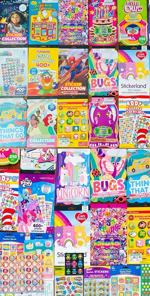 Huge Lot 2099 Stickers | Trend Cartoon Kids Disney Characters TV movies Gaming