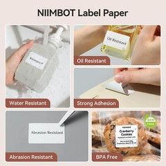 NIIMBOT Label Maker for Envelope Seals Labels Stickers, 2 inch Labels B1 Green