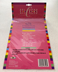 Love Heart Scrapbook Stickers Sheet Foil Golden Outline