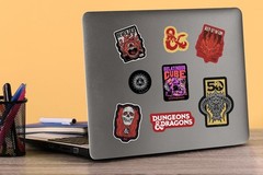DUNGEONS AND DRAGONS YEAR OF THE DRAGON VARIETY DIE CUT VINYL 50 CT STICKER PACK
