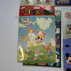 HUGE Vintage Sticker Lot Disney Looney Tunes Mickey Mouse Goofy Minnie