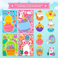 48 Sheets Easter Stickers for Kids – Cute Holiday Stickers for Crafts and Partie